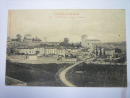 MONTPEZAT  (Tarn-et-Garonne)  :  Vue Générale   1907 - Montpezat De Quercy