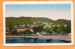 KIngs Wharf St Thomas VI Of USA 1910 Postard - Virgin Islands, US