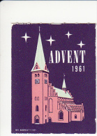 Denemarken Kerstvignet Cat AFA Julemaerker Norden Advent-Dansk Jaar 1961 ** Cat 15.00 DKK - Ortsausgaben