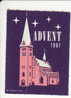 Denemarken Kerstvignet Cat AFA Julemaerker Norden Advent-Dansk Jaar 1961  Cat 15.00 DKK - Ortsausgaben