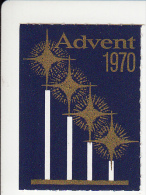 Denemarken Kerstvignet Cat AFA Julemaerker Norden Advent-Dansk Jaar 1970 **  Cat 3.00 DKK - Emissions Locales