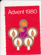 Denemarken Kerstvignet Cat AFA Julemaerker Norden Advent-Dansk Jaar 1980 Cat 3.00 DKK - Emissioni Locali