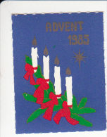 Denemarken Kerstvignet Cat AFA Julemaerker Norden Advent-Dansk Jaar 1985 Cat 3.00 DKK - Emissions Locales