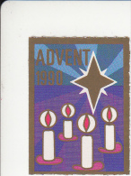 Denemarken Kerstvignet Cat AFA Julemaerker Norden Advent-Dansk Jaar 1990 Cat 3.00 DKK - Local Post Stamps