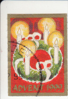 Denemarken Kerstvignet Cat AFA Julemaerker Norden Advent-Dansk Jaar 1999 Gestempeld Cat 3.00 DKK - Local Post Stamps