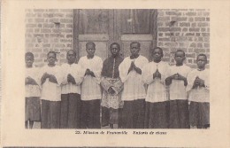 Afrique - Gabon - Franceville -  Mission Religion -  Groupe D'Enfants De Choeur - Gabon