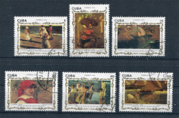 Cuba 1993 - Paintings - Complete Set 6 Stamps - Usati
