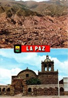 BOLIVIE :  LA PAZ - Panoramical View Of La Paz - Temple Of Laja, Village Where The City Of La Paz Was Founded - Bolivia