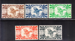 New Caledonia 1942 Kagu Birds Used - Used Stamps