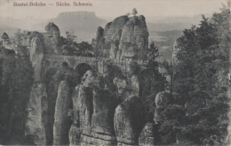 Bastei - S/w Basteibrücke 2 - Bastei (sächs. Schweiz)