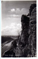 Bastei - S/w Basteifelsen 2 - Bastei (sächs. Schweiz)