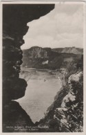 Bastei - S/w Blick Vom Backofen Auf Rathen Und Bastei - Bastei (sächs. Schweiz)