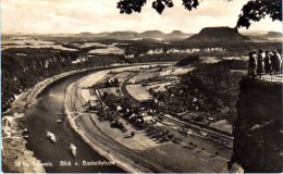 Bastei - S/w Blick Vom Basteifelsen - Bastei (sächs. Schweiz)