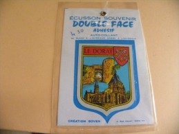 Autocollant, Double Face . LE DORAT  - Dans Sa  Pochette D'origine - (482 P20) - Pegatinas