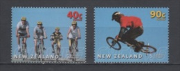 (S1224) NEW ZEALAND, 2001 (Children's Health. Bicyclists). Complete Set. Mi ## 1933-1934. MNH** - Ungebraucht