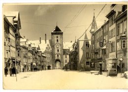 VILLENGEN SCHWENNINGEN  TOUR  ET RUE ENNEIGEE  PHOTO FORMAT CPM - Villingen - Schwenningen