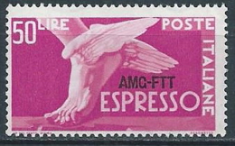 1952 TRIESTE A ESPRESSO 50 LIRE MNH ** - VA31-2 - Express Mail