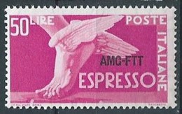 1952 TRIESTE A ESPRESSO 50 LIRE MH * - VA31-5 - Express Mail