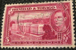 Trinidad And Tobago 1938 General Post Office And Treasury 5c - Used - Trinidad Y Tobago