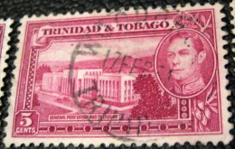 Trinidad And Tobago 1938 General Post Office And Treasury 5c - Used - Trinidad Y Tobago