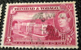 Trinidad And Tobago 1938 General Post Office And Treasury 5c - Used - Trinidad & Tobago (...-1961)