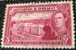 Trinidad And Tobago 1938 General Post Office And Treasury 5c - Used - Trinité & Tobago (...-1961)