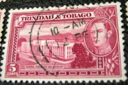 Trinidad And Tobago 1938 General Post Office And Treasury 5c - Used - Trinidad & Tobago (...-1961)