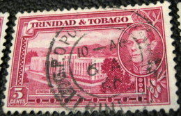 Trinidad And Tobago 1938 General Post Office And Treasury 5c - Used - Trinité & Tobago (...-1961)