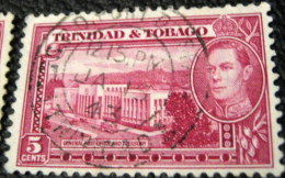 Trinidad And Tobago 1938 General Post Office And Treasury 5c - Used - Trinité & Tobago (...-1961)