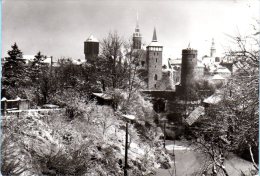 Bautzen - S/w Blick Vom Scharfenweg Zur Altstadt - Bautzen