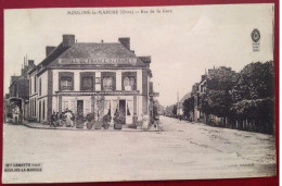 61 Orne  MOULINS LA MARCHE Rue De La Gare Hotel De France Cabaret - Moulins La Marche