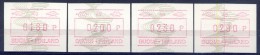 ##K1443. Finland 1993. ATM. Michel 14. 4 Items. MNH(**) - Machine Labels [ATM]