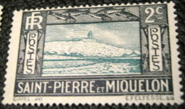 Saint Pierre And Miquelon 1932  Lighthouses 2c - Mint - Nuovi