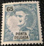 Ponta Delgada 1898 King Carlos I 65r - Used - Ponta Delgada