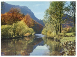 (PH 565) Posted From Turkey To Australia - RTS / DLO Postmark At Back Of Postcard - River And Trees - Árboles