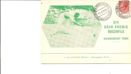 J-SALSOMAGGIORE TERME-XIV GRAN PREMIO BOCCIOFILO-15-8-1955 - Bowls