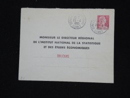 FRANCE - Entier Postal Timbré Sur Commande ( Enveloppe ) De Corbeilles Du Gatinois Pour Orléans En 1955 - à Voir P8645 - Standaardomslagen En TSC (Voor 1995)