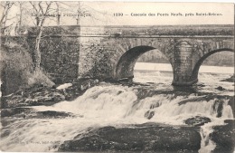 22 MORIEUX Cascade Des Ponts Neufs  Timbrée TTB - Morieux