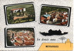 13. Meyrargues. 3 Vues Aériennes - Meyrargues