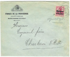 Forges De La Providence Marchienne-au-pont  15 Juillet 1915 Vers Charleroi  SANS Censure - Deutsche Armee