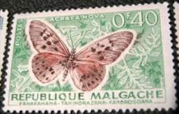 Madagascar 1960 Butterfly Acraea Hova 0.40f - Mint - Ongebruikt