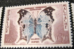 Madagascar 1960 Butterfly Salamis Duprei 0.50f - Mint - Unused Stamps