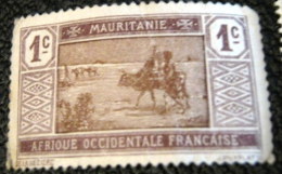 Mauritania 1913 Desert Landscape 1c - Used - Used Stamps