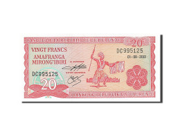 [#259001] Burundi, 20 Francs, Type 1977-2007 - Burundi