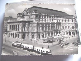 Oostenrijk Österreich Wenen Wien Oper Und Tram - Vienna Center