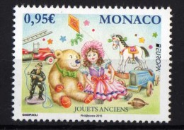 MONACO - 2015 - Anciens Jouets, Poupées, Nounours, Europa 2015 - 1v Neufs // Mnh - Neufs