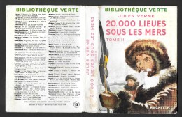 Bibl. VERTE : 20.000 Lieues Sous Les Mers (tome II) //Jules Verne - Juin 1956 - Bibliotheque Verte