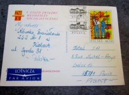 Pologne - Carte Postale Illustrée  - Entier Postal - - Briefe U. Dokumente