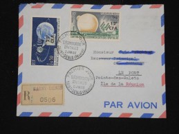 FRANCE - REUNION - Enveloppe En Recommandée 1 Er Jour De St Denis Pour Le Port En 1963 - Aff. Plaisant - à Voir - P8717 - Covers & Documents