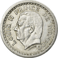 Monnaie, Monaco, Louis II, 2 Francs, 1943, TTB, Aluminium, KM:121 - 1922-1949 Louis II